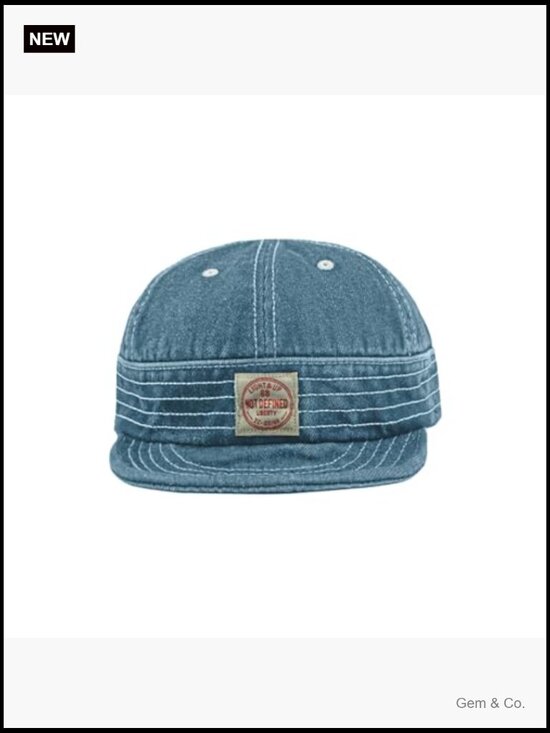 Vintage Denim Baseball Cap Washed Cotton Soft Brim Adjustable main image 6